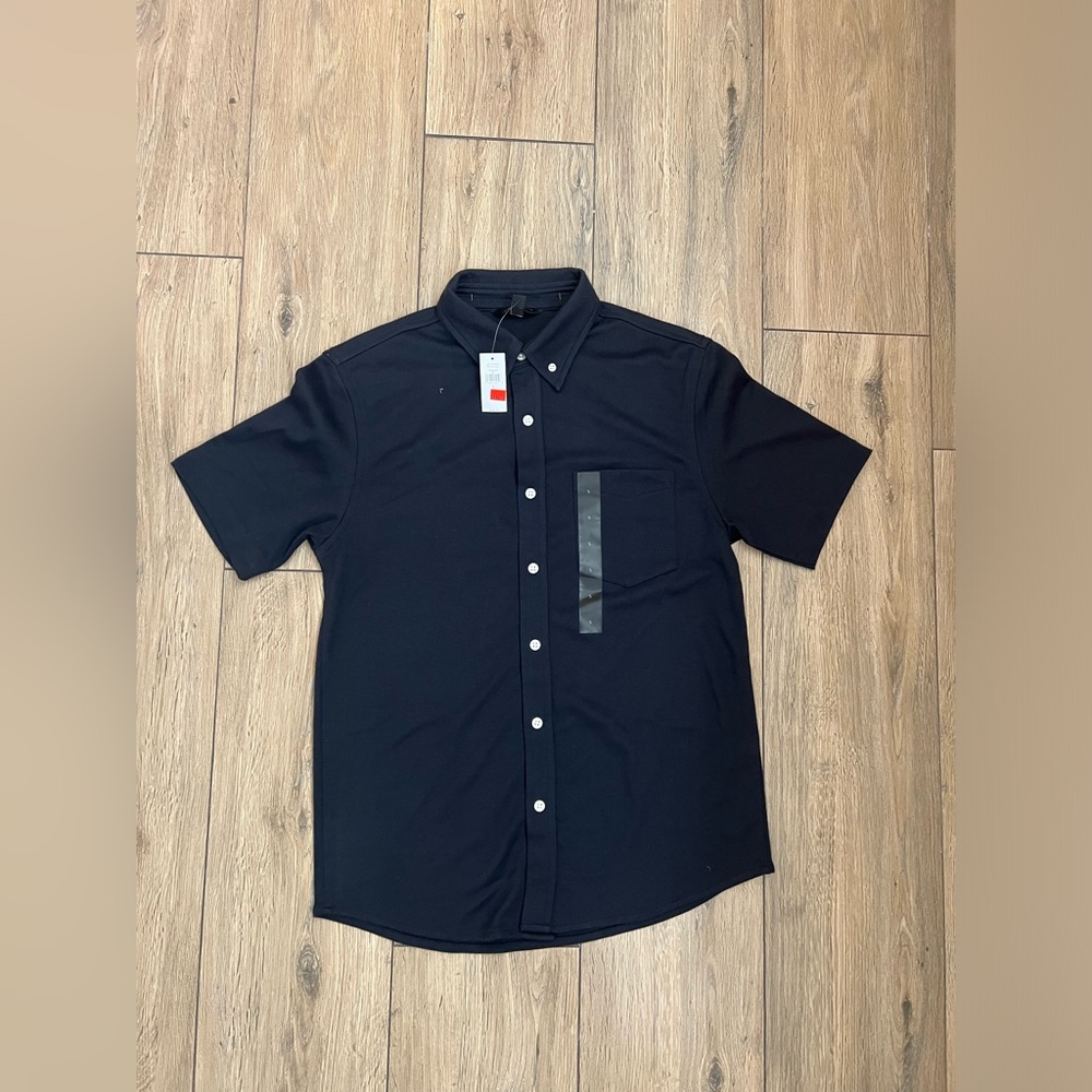 Banana Republic cotton button up short sleeve shirt